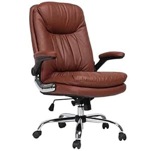 Mezonite Mid Back Revolving Leatherette Ergonomic Home & Office ...