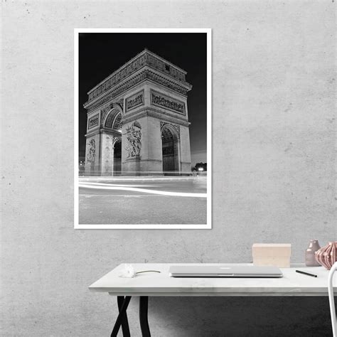 Arc De Triomphe Poster - Iconic Parisian Landmark Art for Your Walls