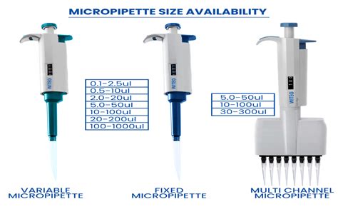 Witeg MicroPipette 20 to 200 ul Variable Volume | Variable Micropipette ...
