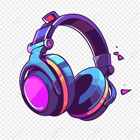 Dj Headphone Clipart Vector In The Style Of 2d Game Art Cartoon ...