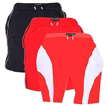 Buy KimKarter Men's Cotton Shorts Pack of 3 at Amazon.in