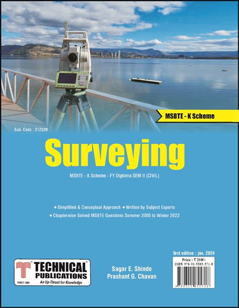 SURVEYING K Scheme (II - Mech. - 312339) – Technical Publications