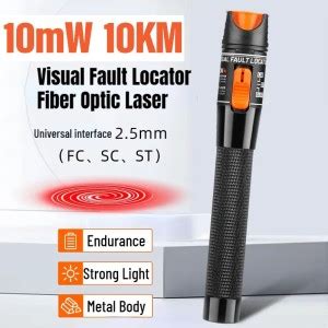 BALRAMA 10KM 10mW Visual Fault Locator Fiber Optic Cable Tester VFL ...