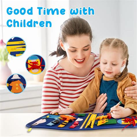 Buy laplaisir Busy Board Montessori Toys for Toddler 3 4 5 6 Year Old ...