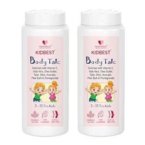 HealthBest Kidbest Body Talc for 3-13 Years Kids | Normal Skin ...