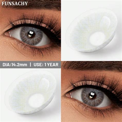 FUNSACHY 1 paar natuurlijke bruine contactlenzen voor ogen Colorcon ...