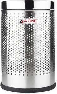 A-ONE Open Perforated Bin | SS 202 Trash Can | Multipurpose Wastebasket ...