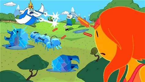Adventure Time Flame Princess Vs Ice Queen