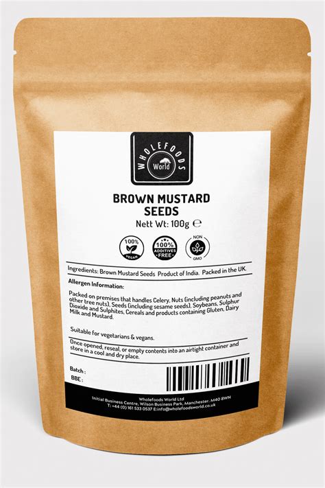 Brown Mustard Seeds – Wholefoods World