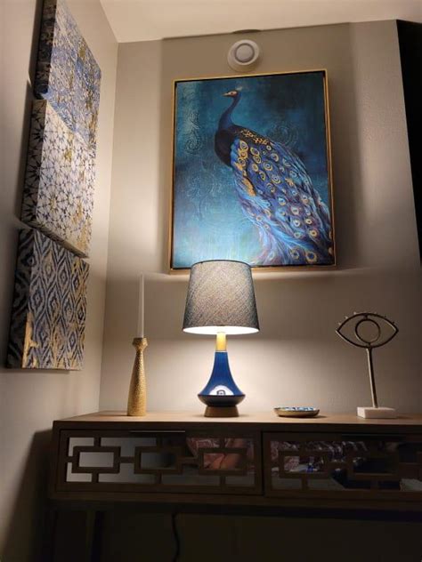 Royal Peacock Canvas Wall Art | At Home