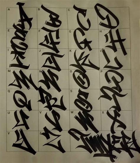 Image result for HandStyle Alphabet