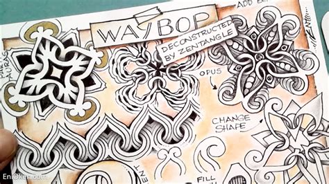 Tangle Patterns Step by Step 的图像结果