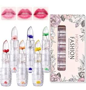 Buy Bajajbeauty Waterproof Flower Lipstick Jelly Flower Transparent ...