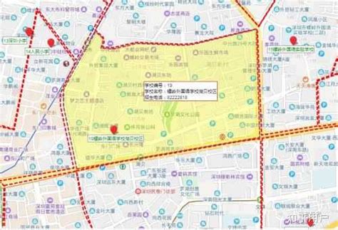 2022深圳公办初中学区划分汇总！_大学_电子地图_zs