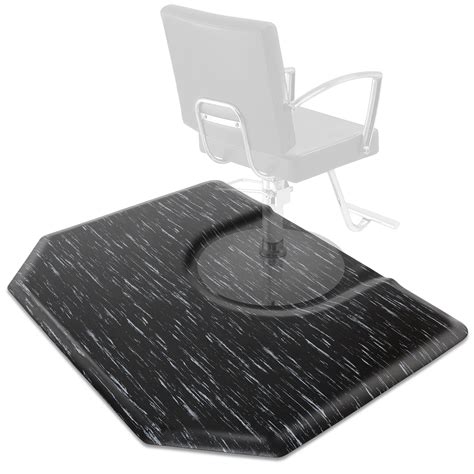 Saloniture 5 ft. x 4 ft. Barber & Salon Floor Mat - 7/8 in. Thick ...
