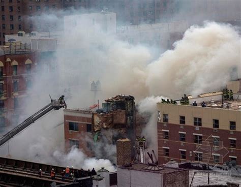 纽约曼哈顿居民楼爆炸坍塌 致3死63伤-工程监理-图纸交易网