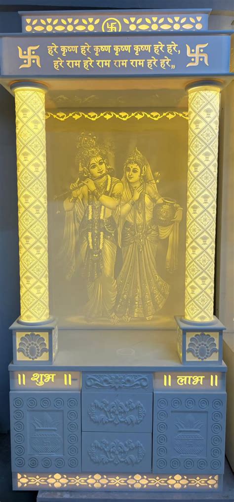 Corian Temple | Corian Mandir | Acrylic Mandir – Home temple