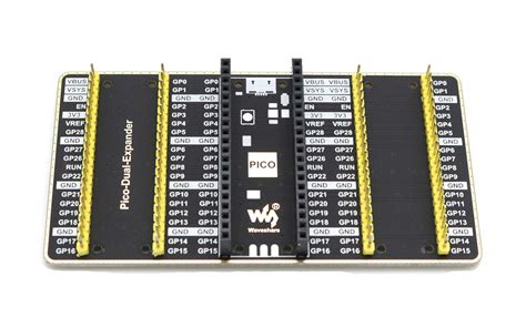 Buy Dual GPIO Expander for Raspberry Pi Pico, Two Sets of 2x20 Standard ...