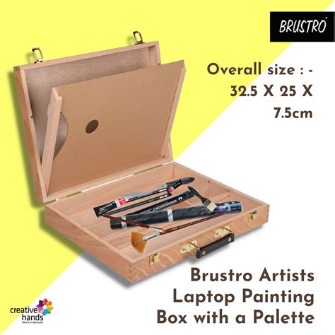 Brustro Artists' Laptop Painting Box with a Palette – BrustroShop