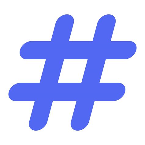 Hashtag icon. Symbol in social networks to facilitate the search for ...