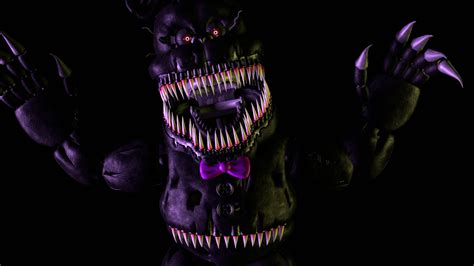 Download Nightmare Freddy Bonnie Jumpscare Wallpaper | Wallpapers.com