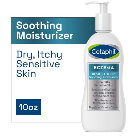 Cetaphil Pro Eczema Soothing Moisturizer, 10 oz, Cream Relief for Itchy ...
