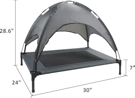 Buy YEP HHO Elevated Dog Bed with Removable Canopy Outdoor Dog Beds for ...