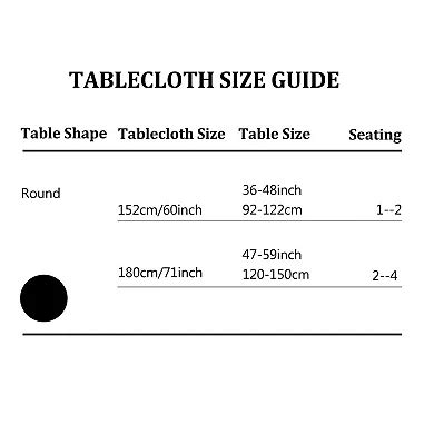 Vinyl Home Tablecloth Round Tables 59" Dia Red Flower Pattern Water