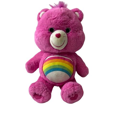 Care Bears Pink Rainbow Interactive Plush Approx 37cm (working)(s)