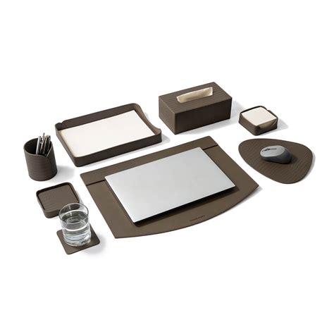 Buy Sterling Desktop Set Tan Online India - Three Sixty Leather