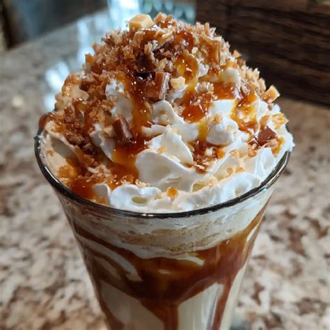 Caramel Ribbon Crunch Frappuccino Recipe