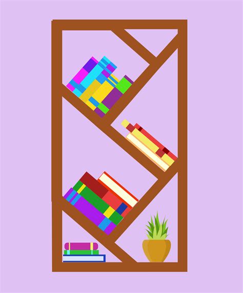 Bookcases with books vector illustration, bookshelves isolated ...