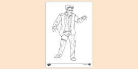 Frankenstein Colouring Page - Twinkl Canada