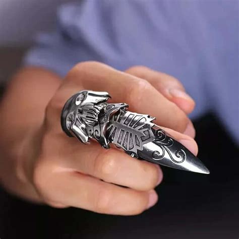 Buy Gothic Octopus Full Finger Ring for Men — Adjustable | TMT – THE ...