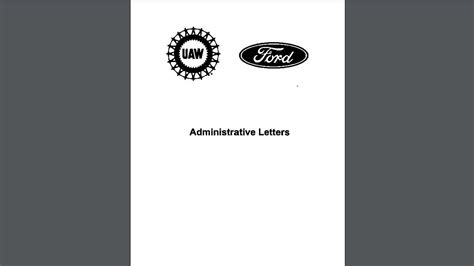 Exclusive: Leaked “Administrative Letters” between UAW and Ford expose ...