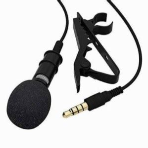 GUGGU PZB_597A Collar Mic 3.5mm Clip For Voice Recording Youtube ...