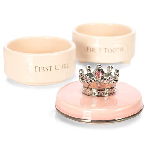 DEMDACO First Tooth and Curl Pink Ceramic Stoneware India | Ubuy