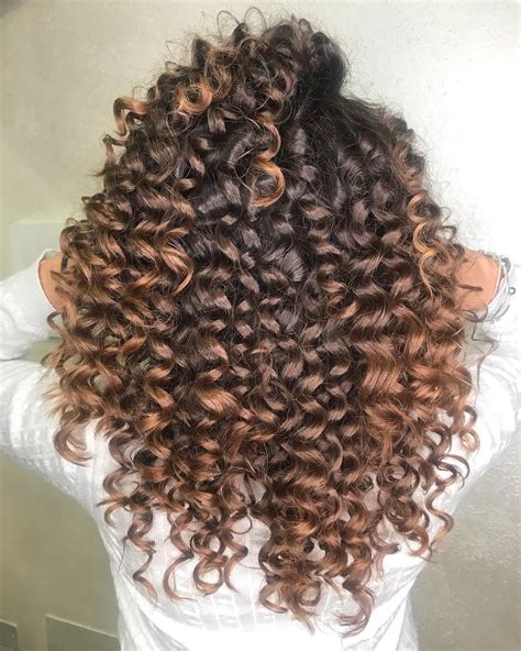 Light Brown Highlights On Dark Brown Curly Hair