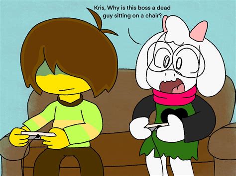 Kris and Ralsei playing a game~ by @dylanserrano544 : r/ToothpasteBoys