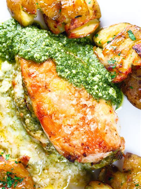 Pesto and Mozzarella Stuffed Chicken Breast - Krumpli