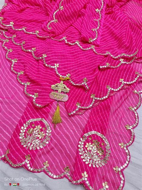 Buy Leheriya Saree Online | Traditional Rajasthani Sarees – fabfonde