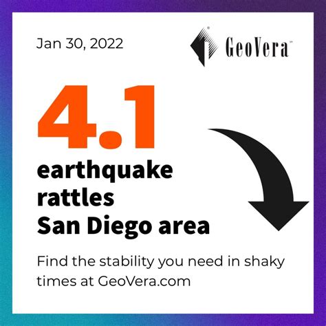 4.1 Magnitude Earthquake Rattles San Diego area - GeoVera