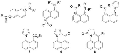 Peri-Substituted Acyl Pyrrolyl Naphthalenes: Synthesis, Reactions and ...