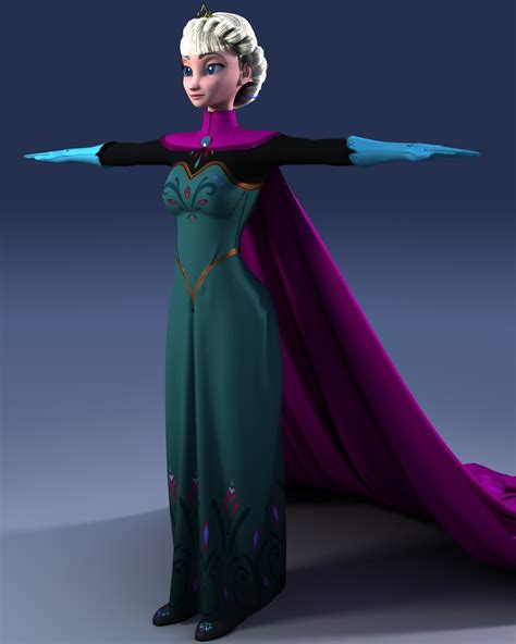 ArtStation - Elsa - Coronation Dress
