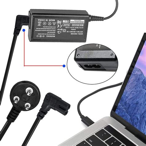 NISUN 1.4 Meter 250 Volts 2-Pin Universal AC Laptop Power Cable Cord 2 ...