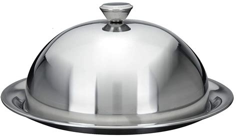 Buy Koop 30Cm Stainless Steel Food Cover Cloche Plate Platter with ...