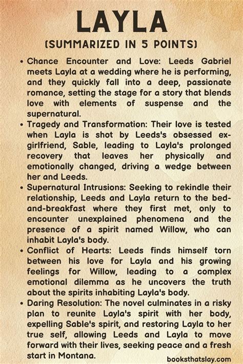 Layla Summary, Characters and Themes