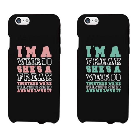 Funny BFF Phone Cases - Freak and Weirdo Phone Covers for Apple iphone ...
