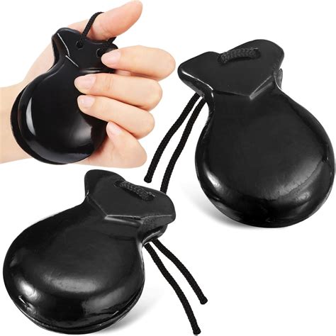 Amazon.com: Motionchic 2 Pack Spanish Castanets Flamenco with String ...