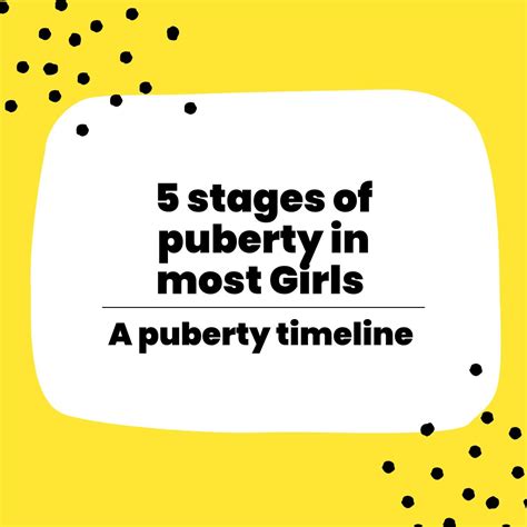 5 Stages Of Puberty Female: Girls Puberty Stages – QMZQKF